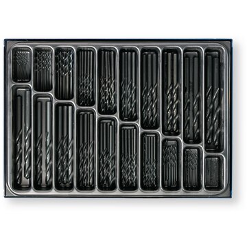 BS3044/1 Spiralbohrer DIN338 TOPline HSS sil. Nachfüllsort. ohne Kof.